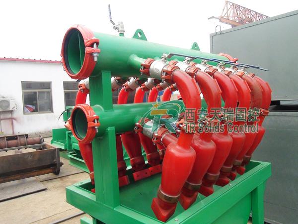 180m3/h API Standard Desilter Hydrocyclone for HDD Trenchless Construction